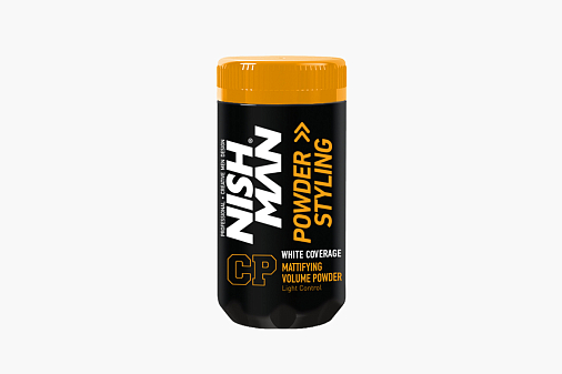 Nishman White Coverage + Styling & Mattifying Volume Powder