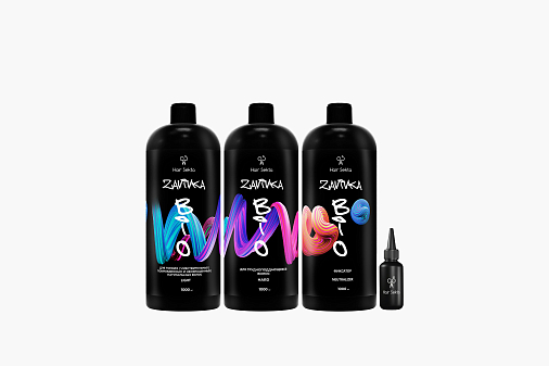 Hair Sekta Light, Hard, Neutralizer 3 х 1000