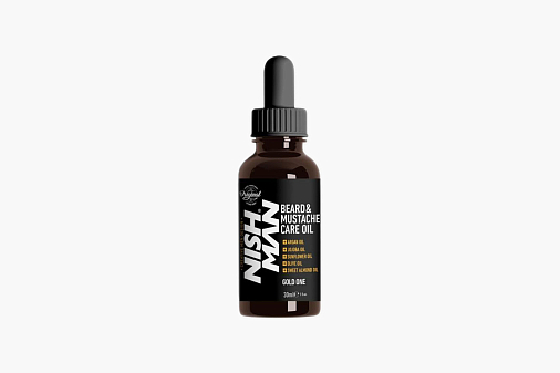Nishman Beard&Mustache Care Oil Gold One