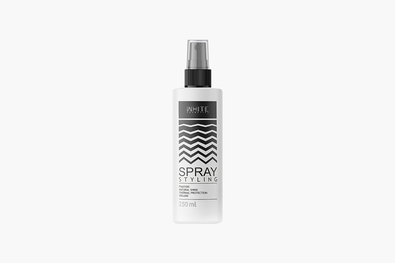 White Cosmetics Spray Styling