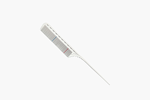 Y.S.Park YS-GT11 Tail white расческа с хвостиком и разметкой GT11