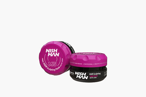 Nishman M5 Matte Look Fibre Hair Sculptin Wax